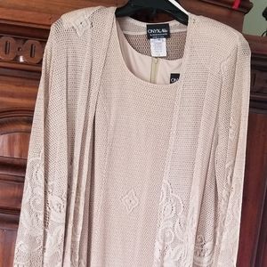 Dress with matching jacket